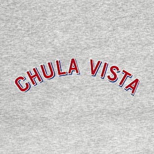 Chula Vista, California Vintage Arch Letters T-Shirt